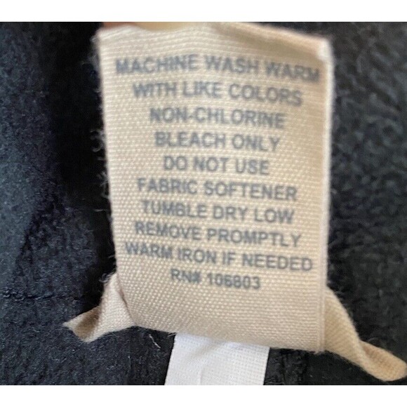 Duluth Trading Curve Setter Waistband Black Fleece Lined Pants Women 20 x 31(29) - Picture 12 of 13